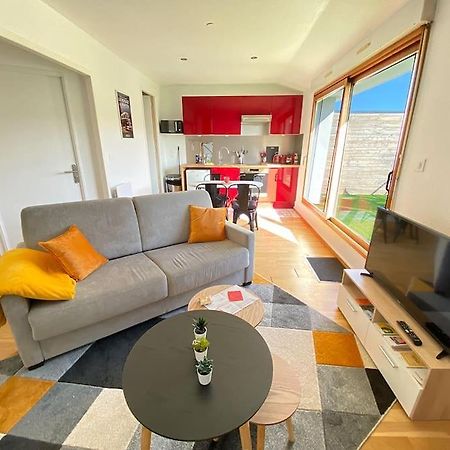 Grand Studio, Belle Terrasse Avec Vue Nantes Exteriör bild
