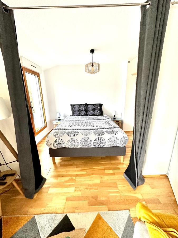Grand Studio, Belle Terrasse Avec Vue Nantes Exteriör bild
