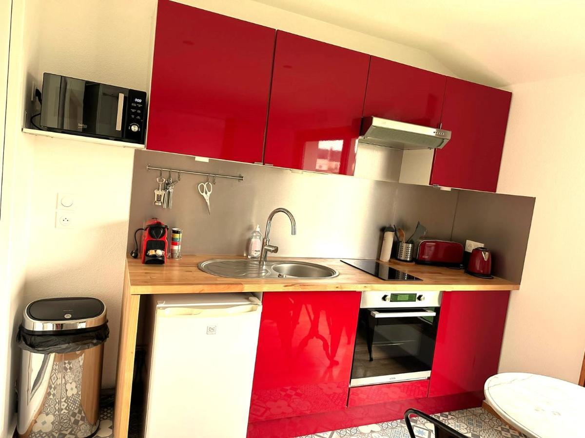 Grand Studio, Belle Terrasse Avec Vue Nantes Exteriör bild